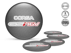 Opel Adesivo Cupola Stile Loghi Cerchio Lusso